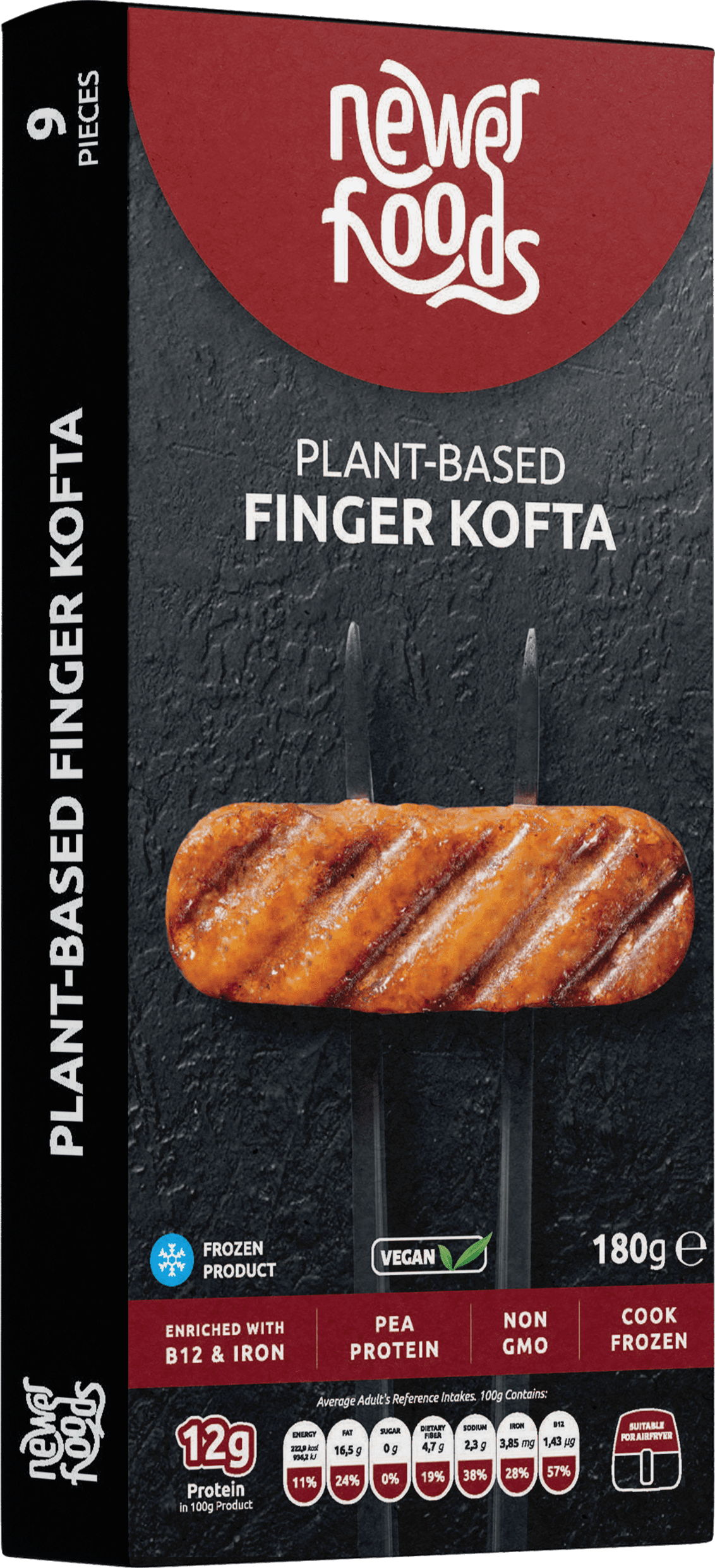 Newer Foods Plant-Based Finger Kofta Mockup