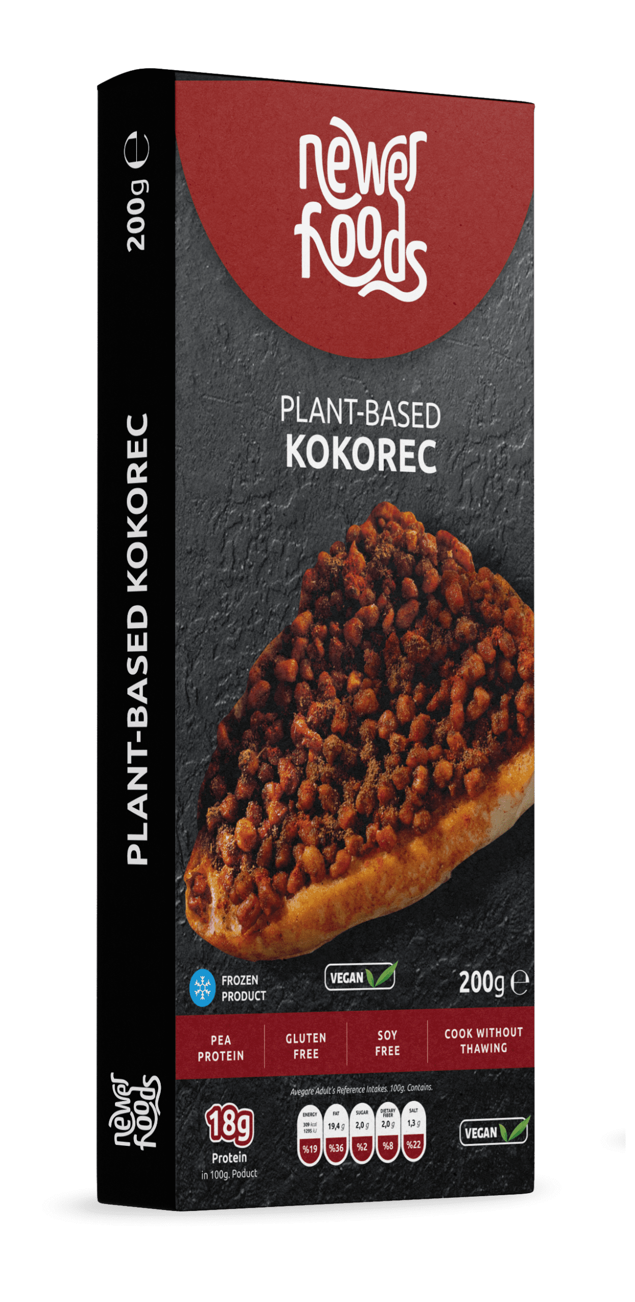 Newer Foods Plant-Based Pan-Fry (Kokoreç Style) Mockup