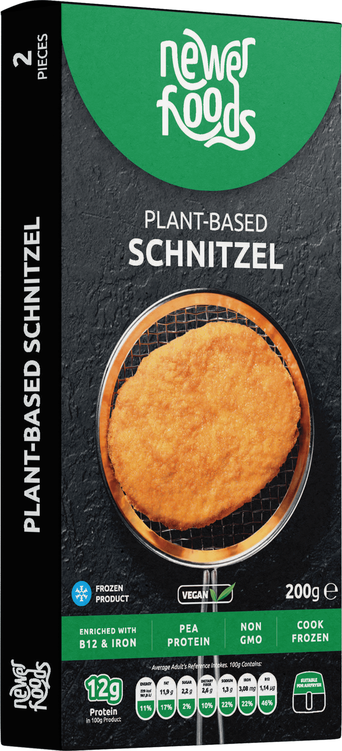Newer Foods Plant-Based Schnitzel Mockup