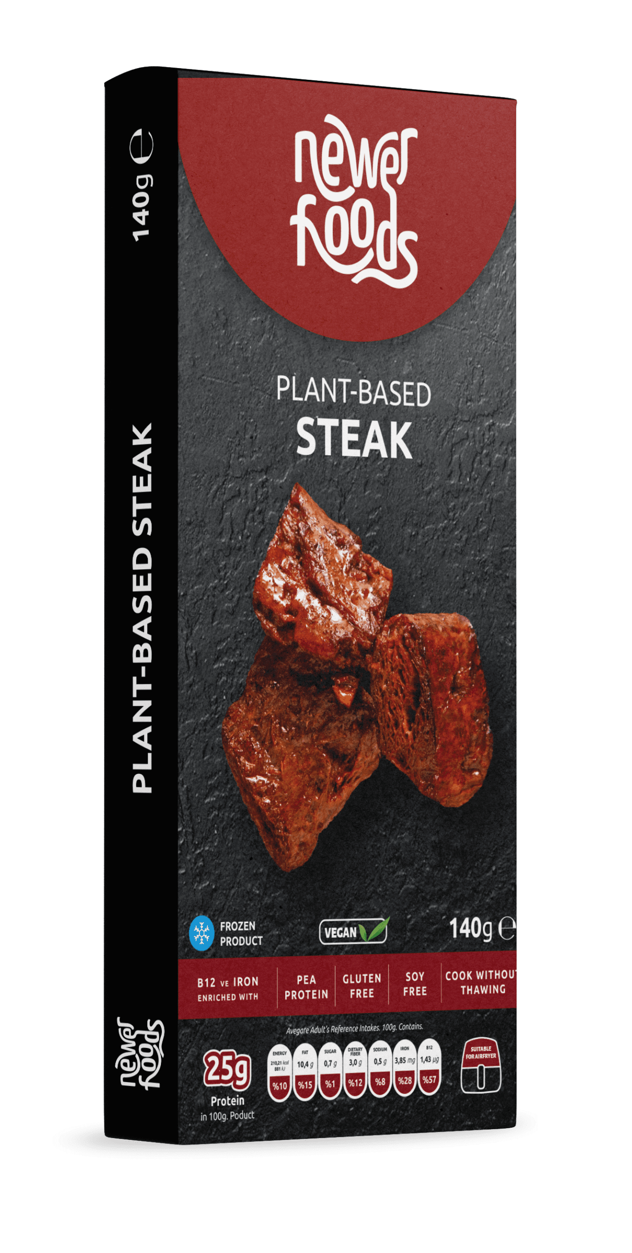 Newer Foods Plant-Based Steak Mockup